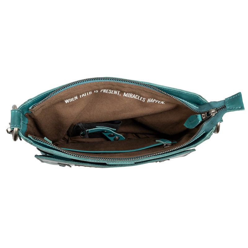 Load image into Gallery viewer, STS Wayfarer Olivia Crossbody Purse - Turquoise
