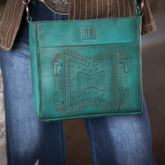 STS Wayfarer Olivia Crossbody Purse - Turquoise