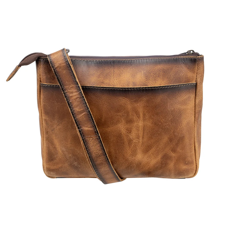 Load image into Gallery viewer, STS Guadalupe Cowhide Lily Crossbody Purse
