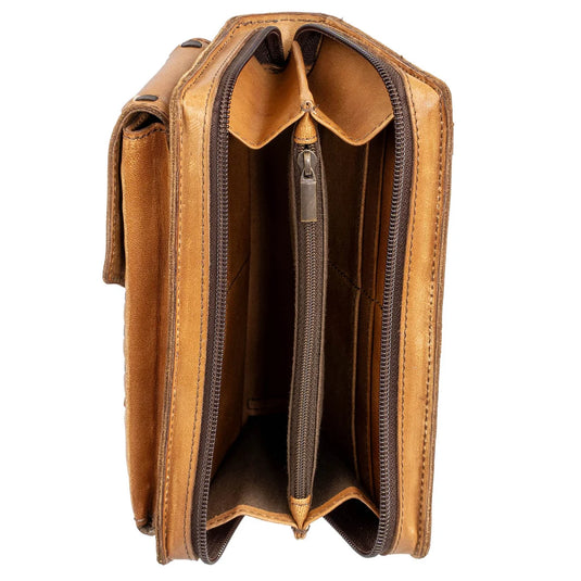 STS Bandera Tan QuickDraw Crossbody Wallet