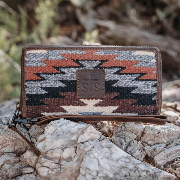 Load image into Gallery viewer, STS Guadalupe Bifold Wristlet Wallet - Serape
