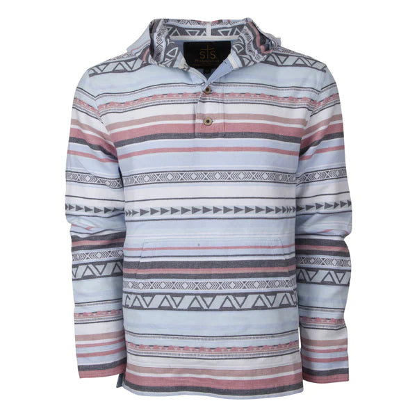 Load image into Gallery viewer, STS Men's Hayden Hoodie - Blue Serape
