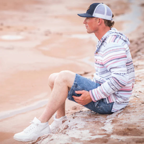 Load image into Gallery viewer, STS Men's Hayden Hoodie - Blue Serape
