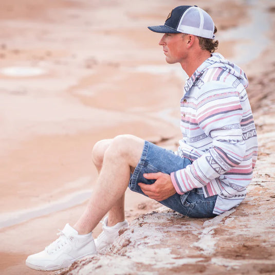 STS Men's Hayden Hoodie - Blue Serape