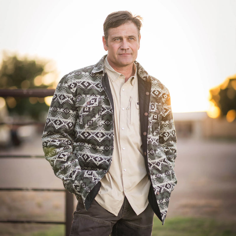 Load image into Gallery viewer, STS Mens Everett Reversible Jacket - Olive/Khaki
