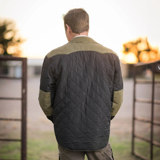 STS Mens Everett Reversible Jacket - Olive/Khaki