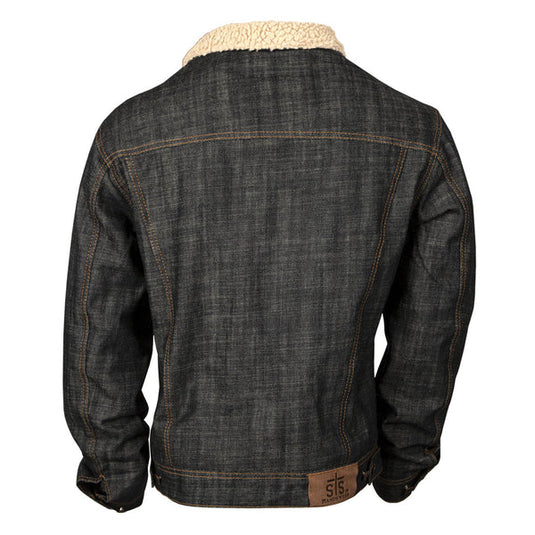STS Mens Riggins Sherpa Lined Denim Jacket