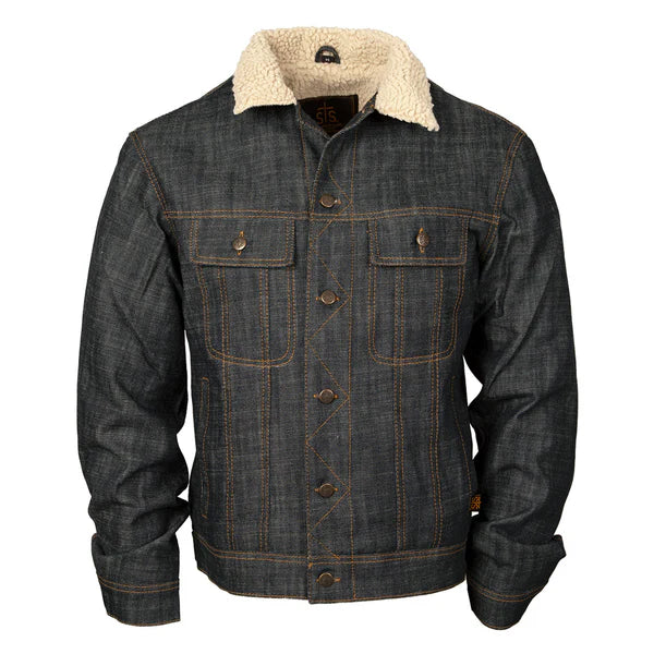 Load image into Gallery viewer, STS Mens Riggins Sherpa Lined Denim Jacket
