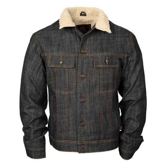 STS Mens Riggins Sherpa Lined Denim Jacket