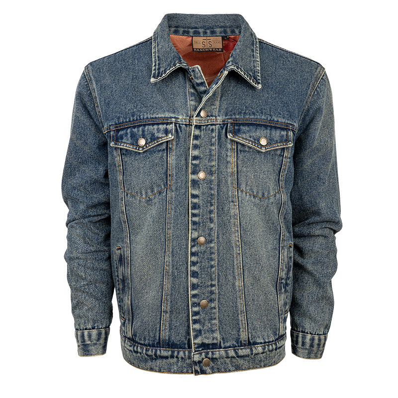 Load image into Gallery viewer, STS Mens Caprock Denim Jacket
