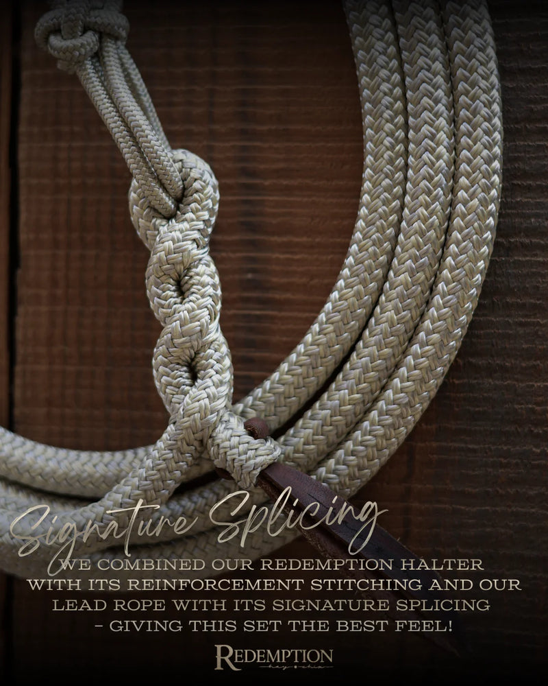 Load image into Gallery viewer, Redemption x Hay Chix Timeless Halter &amp; Lead Rope Set
