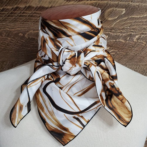 Load image into Gallery viewer, Light Weight Habotai Print Wild Rag - 36"x36"
