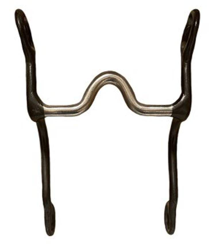 Load image into Gallery viewer, Dutton Long Calvary Shank Low Medium Round Port Solid Jaw Bit
