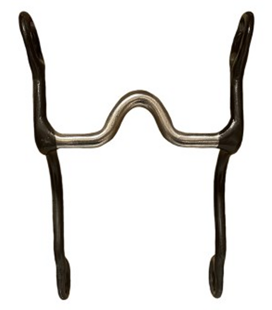 Dutton Long Calvary Shank Low Medium Round Port Solid Jaw Bit