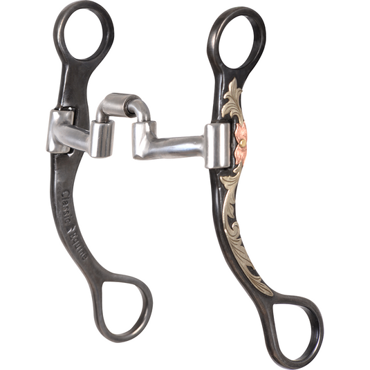 Classic Equine Tool Box Blued Iron Low Port Barrel Bit