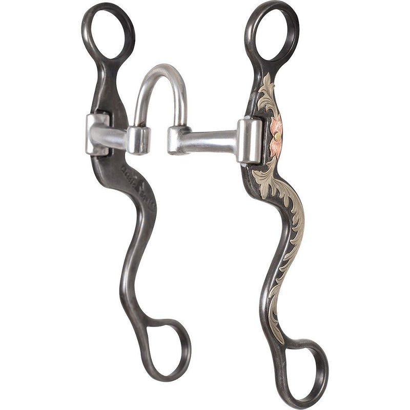 Load image into Gallery viewer, Classic Equine BitLogic Browned Iron Cavalry Correction Bit
