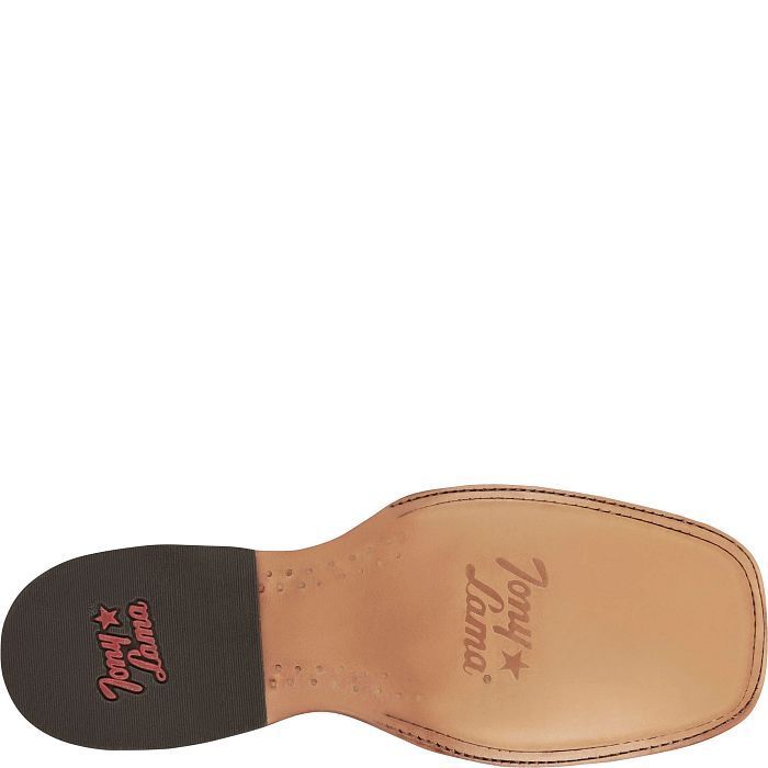 Load image into Gallery viewer, Tony Lama 13" Mitcham Peanut Hornback Caiman Square Toe Boot - Brown
