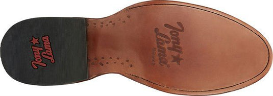 Tony Lama 13" Parton Smooth Ostrich Round Toe Boot - Brown
