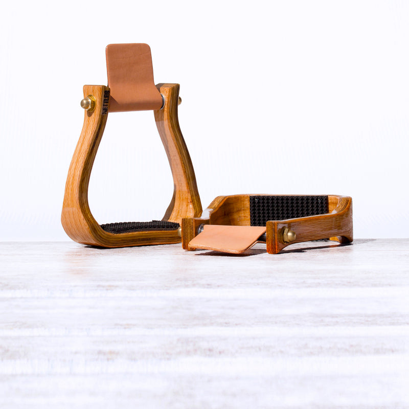 Load image into Gallery viewer, Nettles Stirrups Gripper Barrel Racer Stirrup

