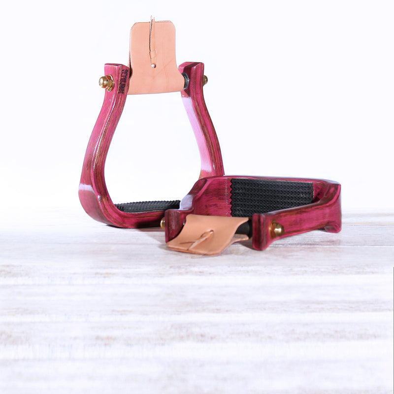 Load image into Gallery viewer, Nettles Stirrups Gripper Barrel Racer Stirrup
