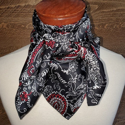 Heavy Weight Charmeuse Paisley & Print Wild Rag - 36"x36"