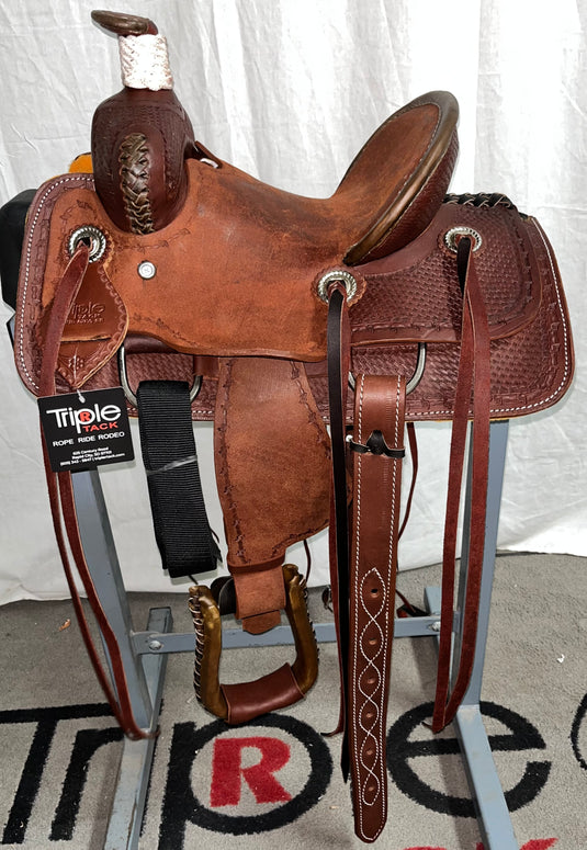 Triple R Kid Modified Association Rancher Saddle 10