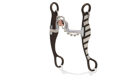 Cowboy Tack Tyler Magnus Collection Fanny Cheek Ported Link Bit
