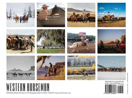 Western Horseman Cowboy Calendar - 2027