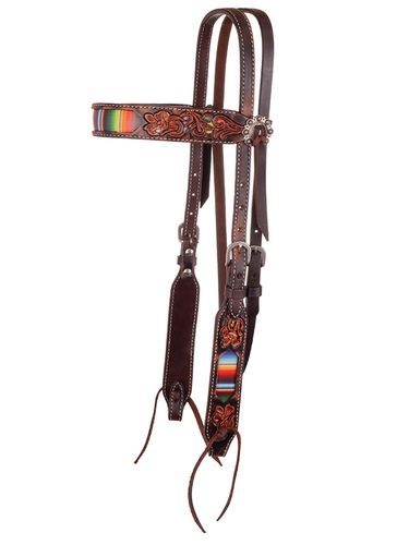 Browband Serape Inlay Headstall