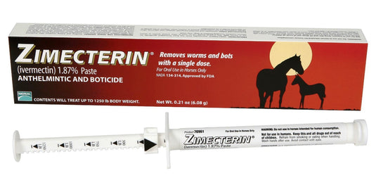 Zimecterin Equine Wormer Tube .21 Oz