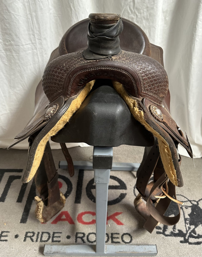 Load image into Gallery viewer, Used Dale Martin Ranch Cutter Saddle 15"
