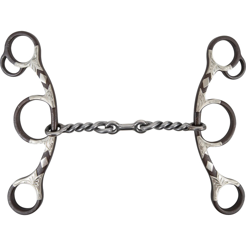Load image into Gallery viewer, Classic Equine Sherry Cervi Diamond Short Shank II Twisted Wire Dogbone Bit
