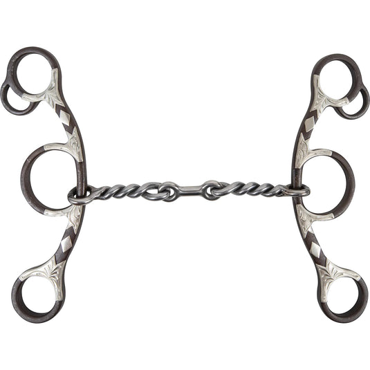 Classic Equine Sherry Cervi Diamond Short Shank Twisted Wire Dogbone Bit