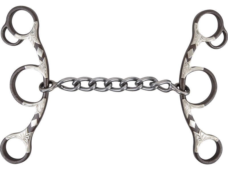 Load image into Gallery viewer, Classic Equine Sherry Cervi Diamond Short Shank Chain Bit
