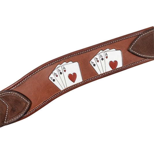 Martin Chocolate Painted Card Suit Breast Collar - 2-3/4"
