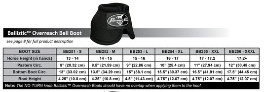 Professional's Choice Ballistic Overreach Bell Boot
