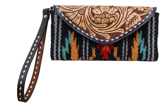 Rafter T Wristlet with Shoulder Strap Wallet