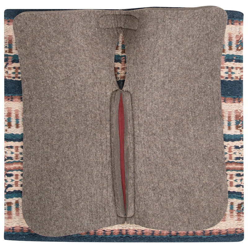 Load image into Gallery viewer, Classic Equine Contour Wool Top Felt Pad - 3/4"
