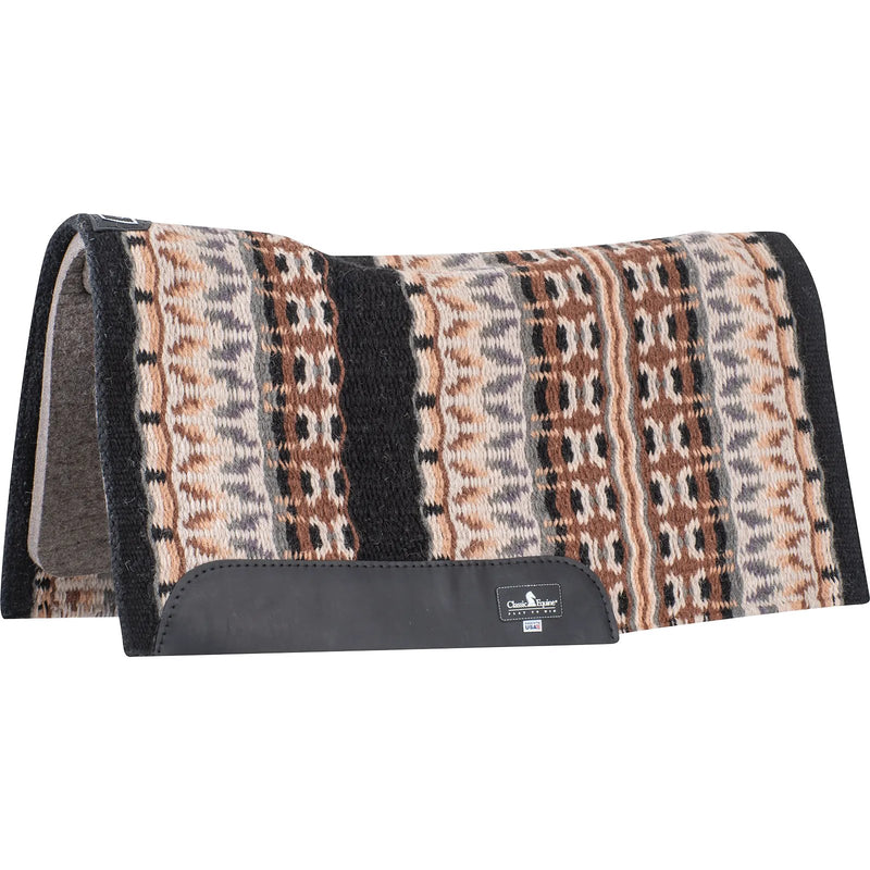 Load image into Gallery viewer, Classic Equine Contour Wool Top Felt Pad - 3/4"
