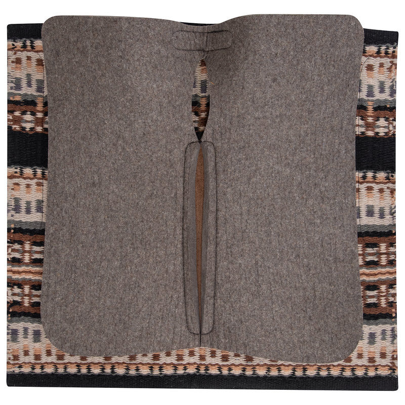 Load image into Gallery viewer, Classic Equine Contour Wool Top Felt Pad - 3/4"
