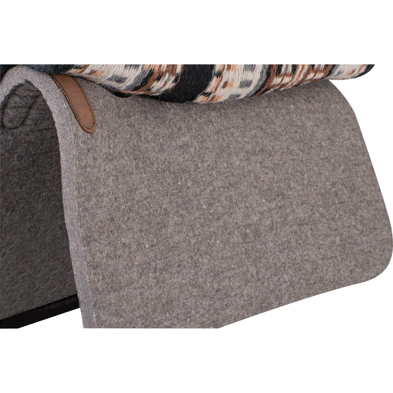 Load image into Gallery viewer, Classic Equine Contour Wool Top Felt Pad - 3/4"
