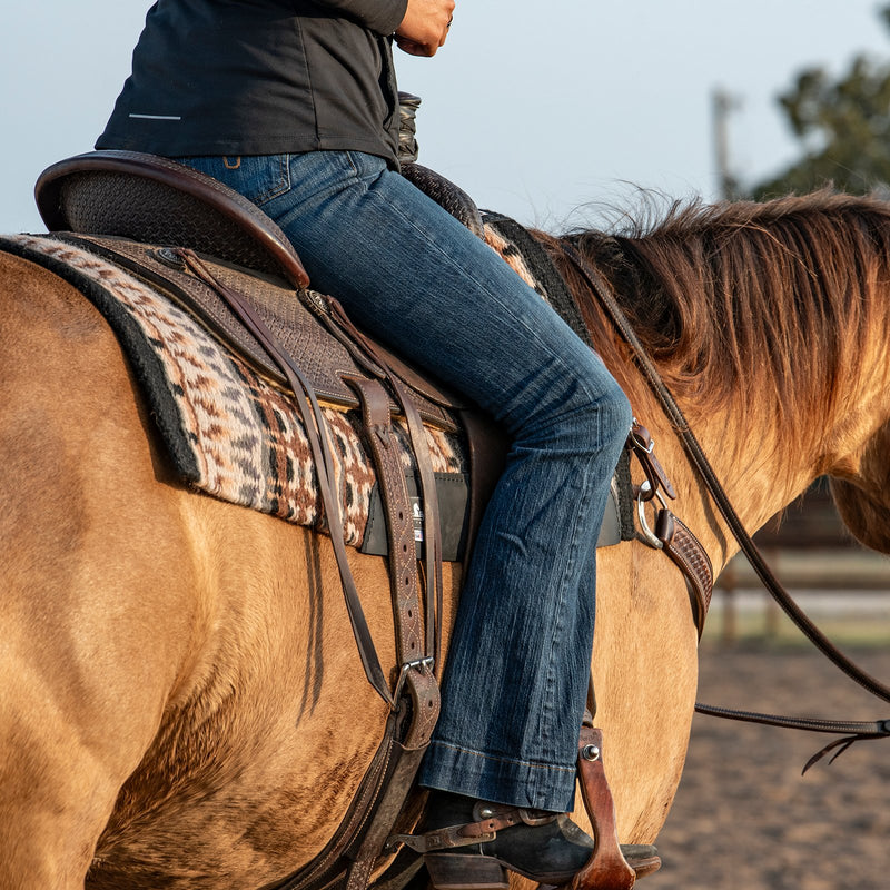Load image into Gallery viewer, Classic Equine Contour Wool Top Felt Pad - 3/4"
