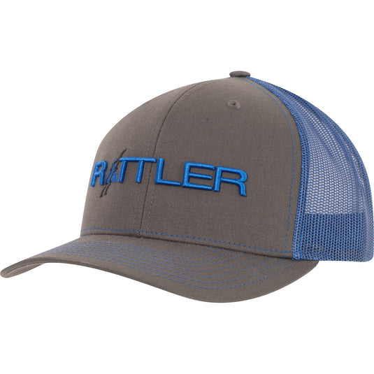 Rattler Rope Large 3D Embroidered Logo Ball Cap - Charcoal/Royal