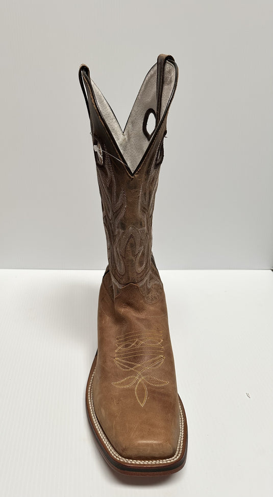 Olathe 13" Honey Crazyhorse Cutter Toe Boot - Tan