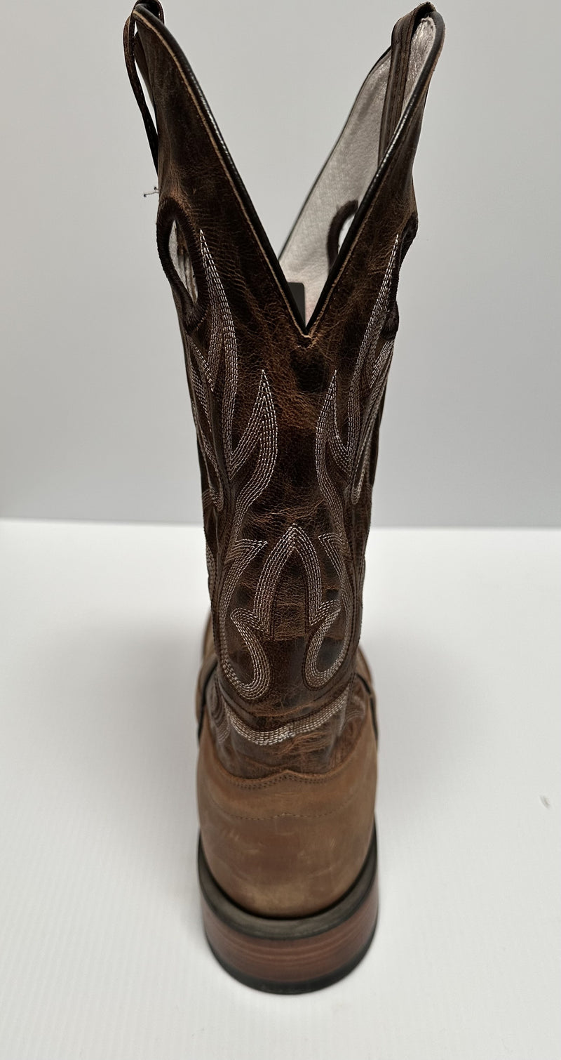 Load image into Gallery viewer, Olathe 13" Honey Crazyhorse Cutter Toe Boot - Tan
