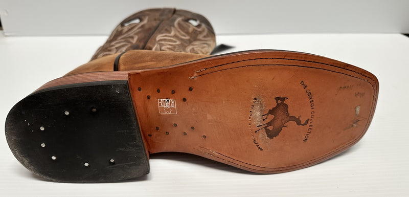 Load image into Gallery viewer, Olathe 13" Honey Crazyhorse Cutter Toe Boot - Tan
