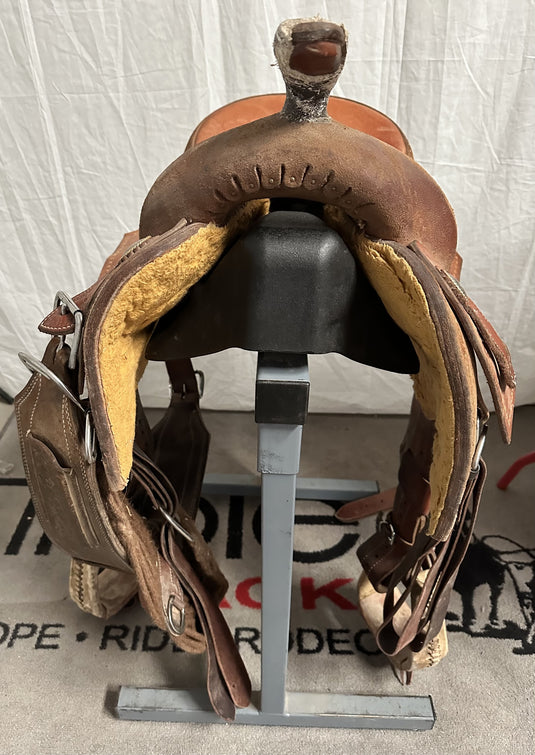 Used Tod Slone 2014 Trophy Doggin Saddle 16"