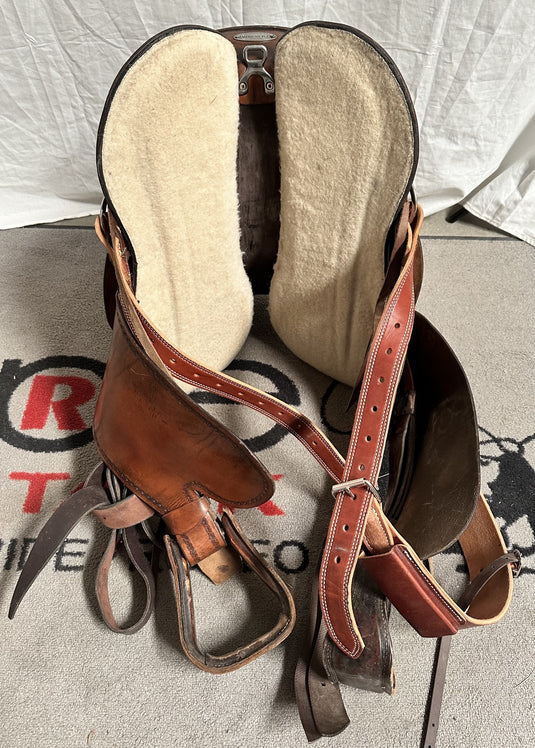 Used American Flex Trail Saddle 15"