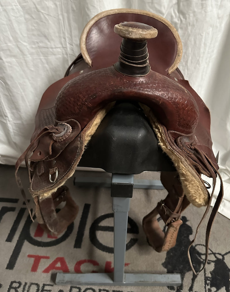 Load image into Gallery viewer, Used No Name Rancher Saddle 16"
