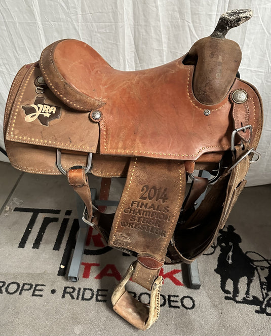 Used Tod Slone 2014 Trophy Doggin Saddle 16